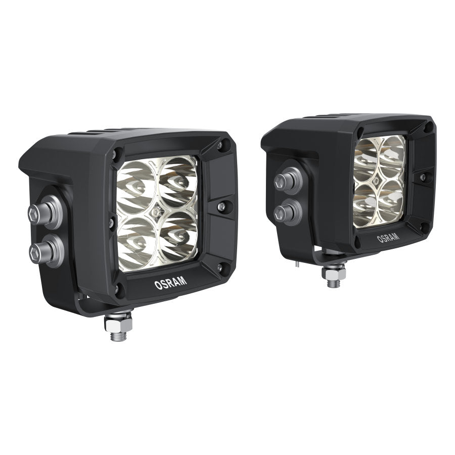 2 x LED-Arbeitsscheinwerfer 12-24 Volt 5 LEDs 1200 Lumen