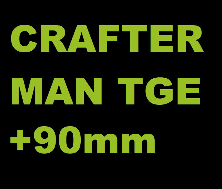 VW CRAFTER/ MAN TGE 4WD & 2WD +90mm Höherlegungskit inkl. Teilegutachten. Deutschland - Österreich - Schweiz