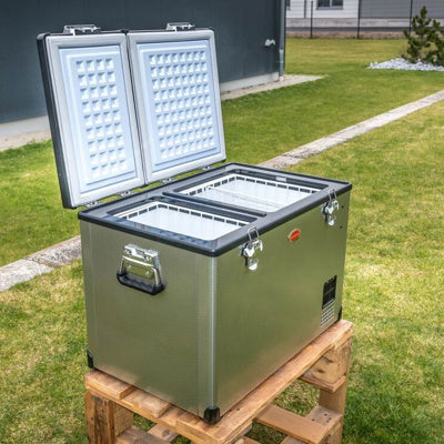 SNOMASTER KÜHL- UND GEFRIERBOX CLASSIC 56D MIT ZWEI GETRENNTEN KÜHLFÄCHERN: 26L/30L