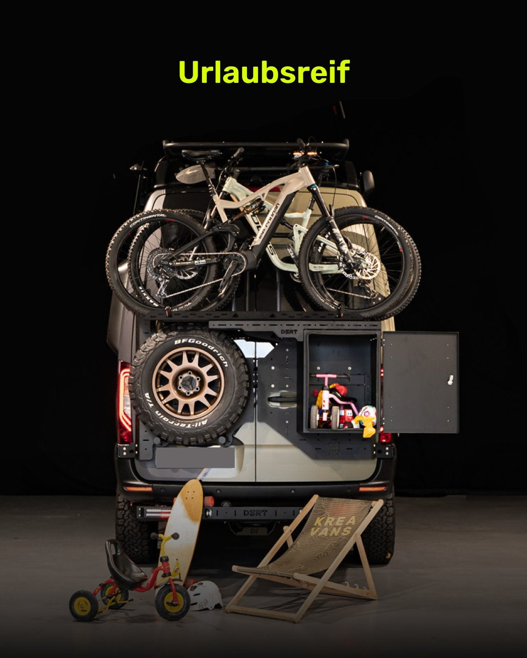 Alles für´n Arsch – Neue innovative u. hochfertige Heckträger - Modul- Systeme für das Heck deines VW CRAFTER & MAN TGE