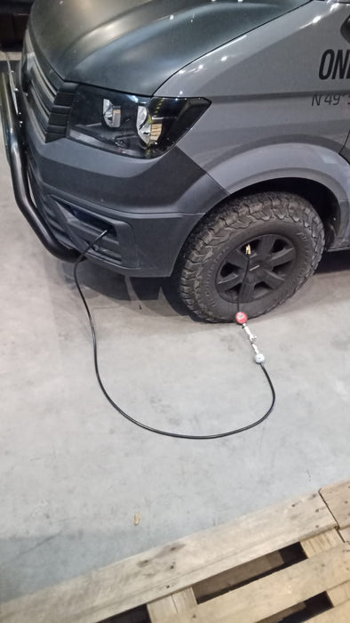 "Roll- Air- System" Hochleistung Kompressor System mit  Automatikschlauchtrommel 10 m inkl. komplettes Montage Kit VW CRAFTER & MAN TGE