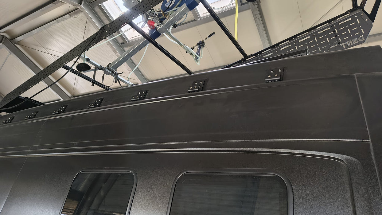 Dachträgersystem für VW Grand California & MAN TGE Knaus BoxDrive / 680 | 120kg Dynamische Last & 150kg Statische Last – bei nur 46kg Eigengewicht