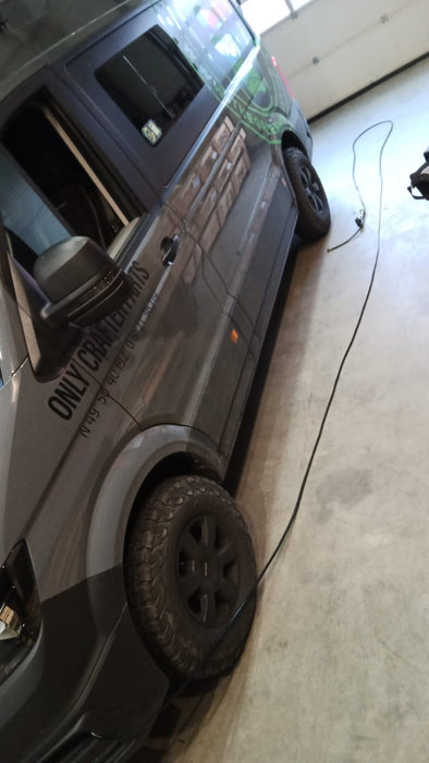 "Roll- Air- System" Hochleistung Kompressor System mit  Automatikschlauchtrommel 10 m inkl. komplettes Montage Kit VW CRAFTER & MAN TGE