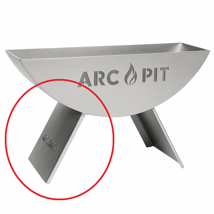 ArcPit Feuerschalen Fußverlängerung 430 Edelstahl (Lebensmittelqualität)