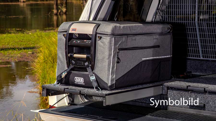 SCHUTZHÜLLE FÜR ARB "CLASSIC SERIES II" KÜHLBOX 47L, GRAU/SCHWARZ