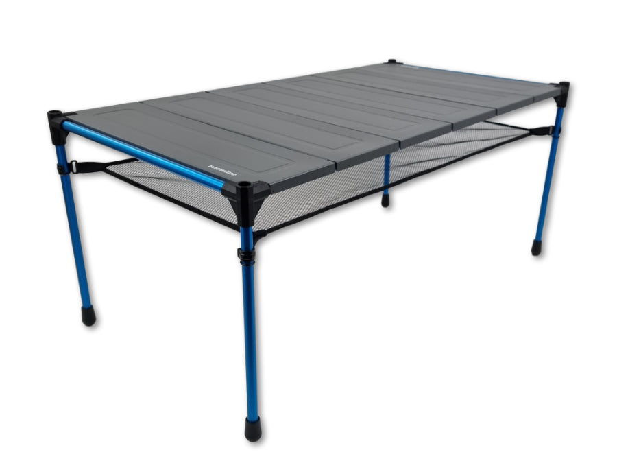 Snowline Cube Family Table M6 Faltbarer Campingtisch, Grau, 97 X 50 cm