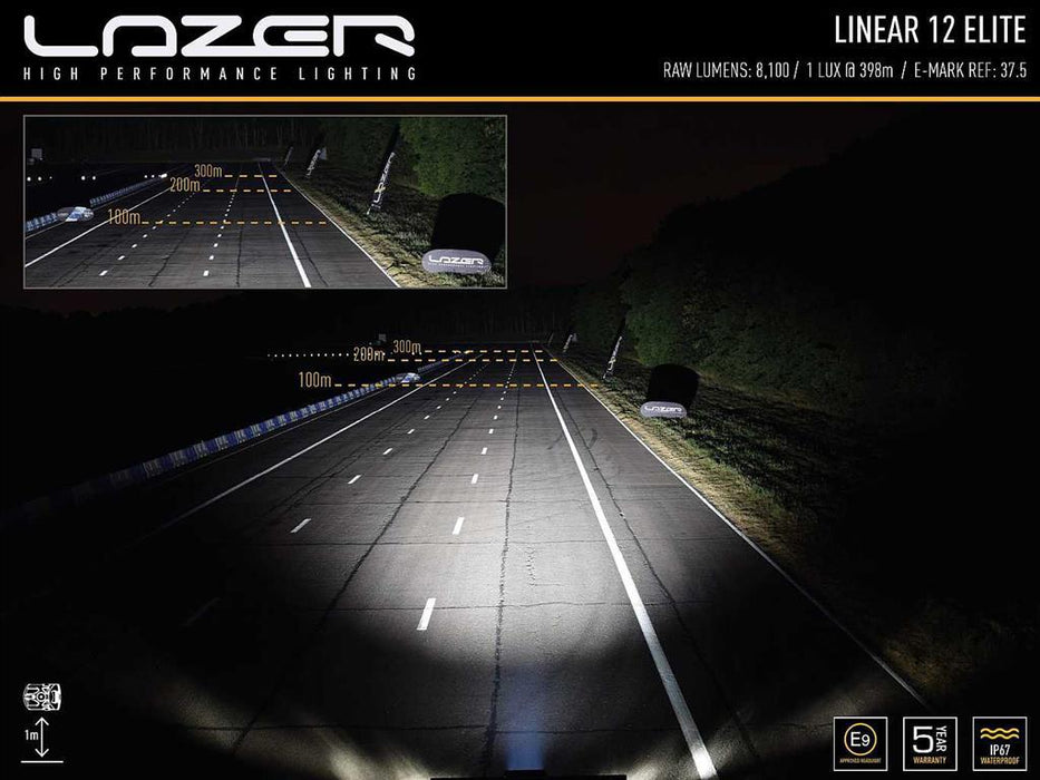 LAZER LAMPS LINEAR-12 STANDARD SCHWARZ